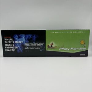 Playfare brand menthol cigarettes