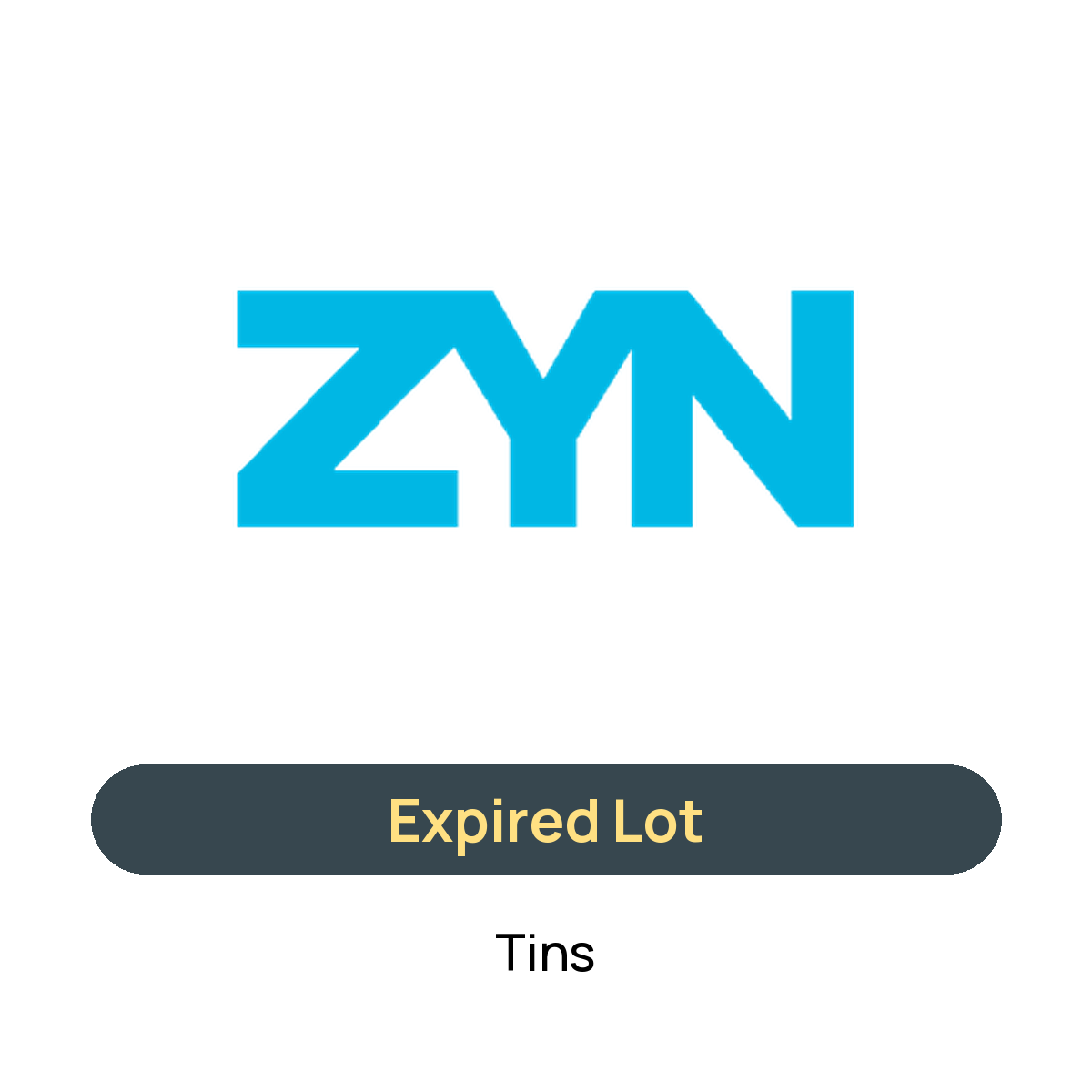Zyn Expired Lot — Tins